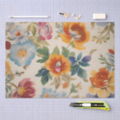 Italiaanse Bloem Print Decoupage / Tissuepapier (Craft)