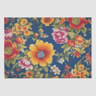Italiaanse bloemprint decoupage / tissuepapier