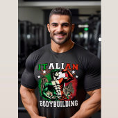 Italiaanse Bodybuilding Gym T-shirt