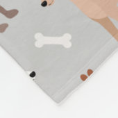 Italiaanse Botten van Greyhound Dog en Paws Fleece (Hoek)