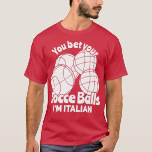 Italiaanse Bowling Bocce Ball Bocci T-shirt