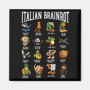Italiaanse Brainrot Ballerina Ino Karakter Meme Mi Magneet