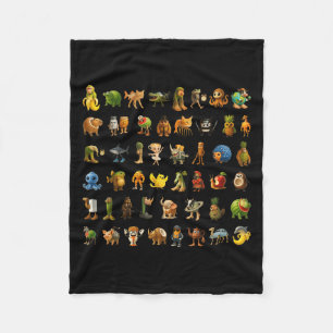 Italiaanse Brainrot Gen-z Meme Grappige Brain Rot Fleece Deken
