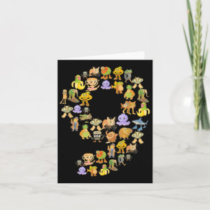 Italiaanse brainrot meme 9e verjaardagsfeest 9 jaa kaart