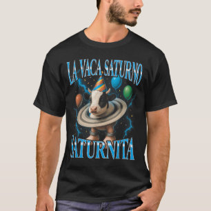Italiaanse Brainrot Meme La Vaca Saturno Saturnita T-shirt