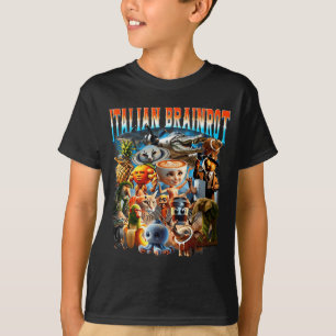 Italiaanse Brainrot-personages Funny Meme Populair T-shirt