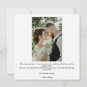 Italiaanse bruiloft aan het Comomeer Bedankkaart (Achterkant)