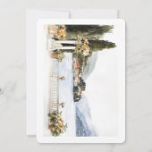 Italiaanse bruiloft aan het Comomeer Kaart (Achterkant)