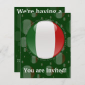 Italiaanse Bubble-vlag Kaart (Voorkant / Achterkant)