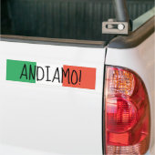 Italiaanse bumpersticker (Op Truck)