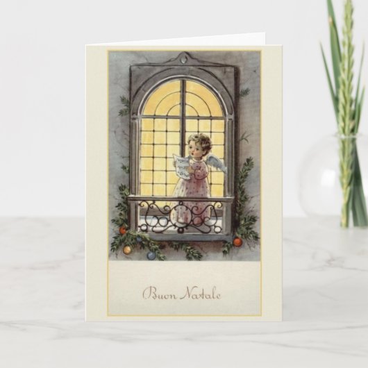  Italiaanse Buon Natale kerst Kaart (Voorkant)