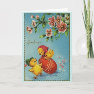 Italiaanse Buona Pasqua Kaart