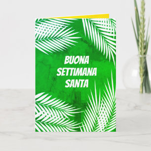 Italiaanse Buona Settimana Santa Heilige Week Kaart