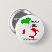 Italiaanse Button (Voorkant /achterkant)