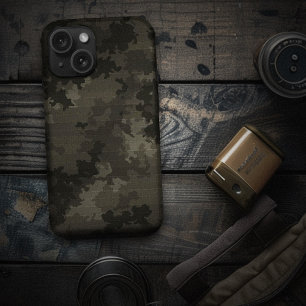 Italiaanse Camo Midnight Zwart Uniek Cargo Patroon