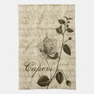 Italiaanse Capers Floral Kitchen Towelen Theedoek