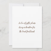 Italiaanse Cheesecake Slice Dessert Party Kaart (Achterkant)