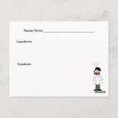 Italiaanse Chef #5 Recipcard Briefkaart (Achterkant)