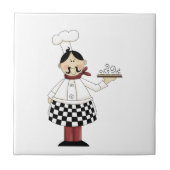 Italiaanse Chef #7 Tile Tegeltje (Voorkant)