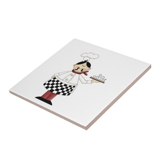 Italiaanse Chef #7 Tile Tegeltje (Zijkant)