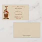 Italiaanse chef-kok met Schort Visitekaartje (Voorkant / Achterkant)