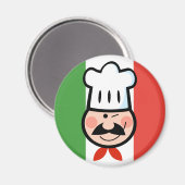 Italiaanse Chef Magneet (Voorkant / Achterkant)