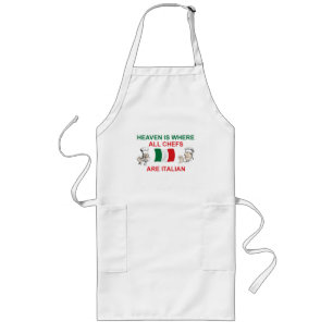 Italiaanse Chefs Lang Schort
