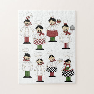 Italiaanse Chefs Puzzle Legpuzzel