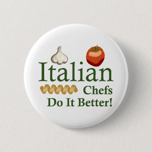 ITALIAANSE CHEFS RONDE BUTTON 5,7 CM