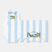 Italiaanse citroen bruidsdouche bedankdoosjes (Uitgevouwen)