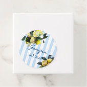 Italiaanse citroen bruiloft  bedankjes labels (In situ)