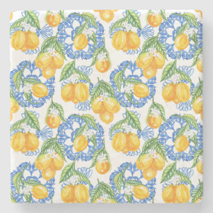 Italiaanse citroen classy stenen onderzetter