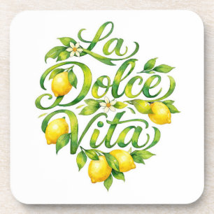 Italiaanse Citroen La Dolce Vita Bier Onderzetter