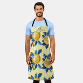 Italiaanse citroenen gepersonaliseerd schort (Gedragen)