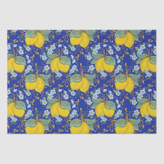 Italiaanse citroenen tissuepapier (Voorkant)