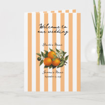 Italiaanse citrus sinaasappel huwelijksvolgorde