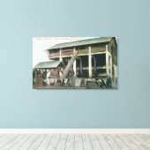 Italiaanse Colony Brandy Distillery Canvas Afdruk (Insitu (Houten vloer))