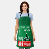 Italiaanse cook schort (Gedragen)