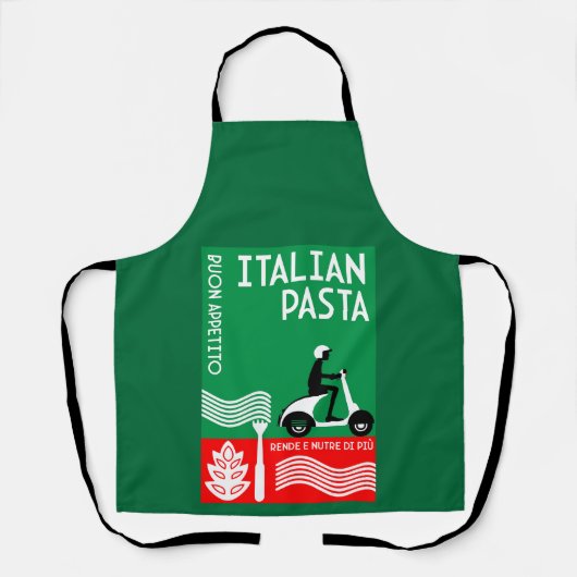 Italiaanse cook schort (Voorkant)