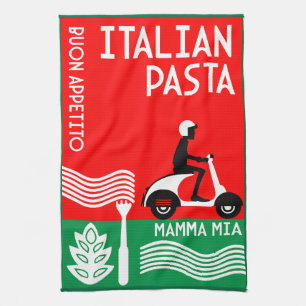 Italiaanse cook theedoek
