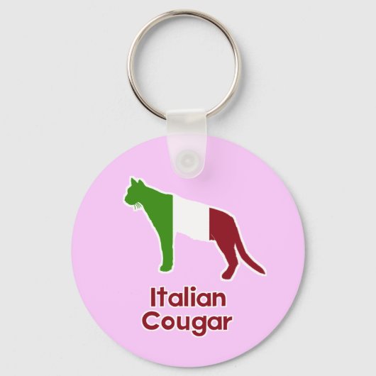 Italiaanse cougar sleutelhanger (Voorkant)