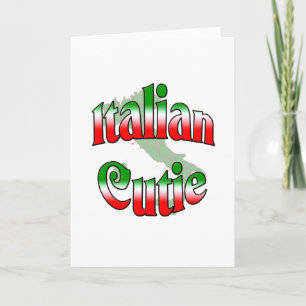 Italiaanse Cutie Feestdagen Kaart