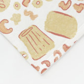 ITALIAANSE CUTIES Het schattige Italiaanse pasta p Fleece Deken (Hoek)