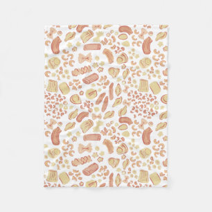 ITALIAANSE CUTIES Het schattige Italiaanse pasta p Fleece Deken