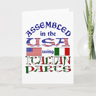 Italiaanse Delen Feestdagen Kaart