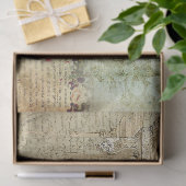 Italiaanse edelvrouw en brieven tissuepapier (Geschenk)