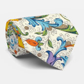 Italiaanse Florentijnse bloei Stropdas (Opgerold)