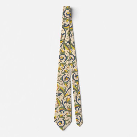 Italiaanse Florentijnse bloei Stropdas (Voorkant)