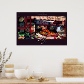Italiaanse fruitstandaard poster (Keuken)