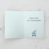 Italiaanse Gay Trouwdag Fiat 500 Kaart (Binnen)